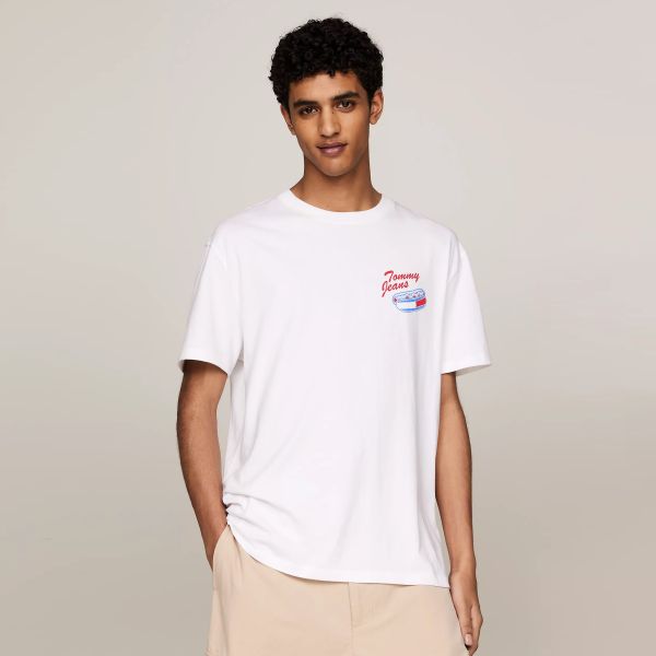 Tommy Jeans Fun Novelty T-shirt Wit