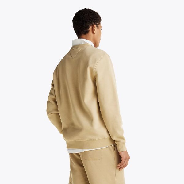 Tommy Jeans Regular Linear Sweater Beige