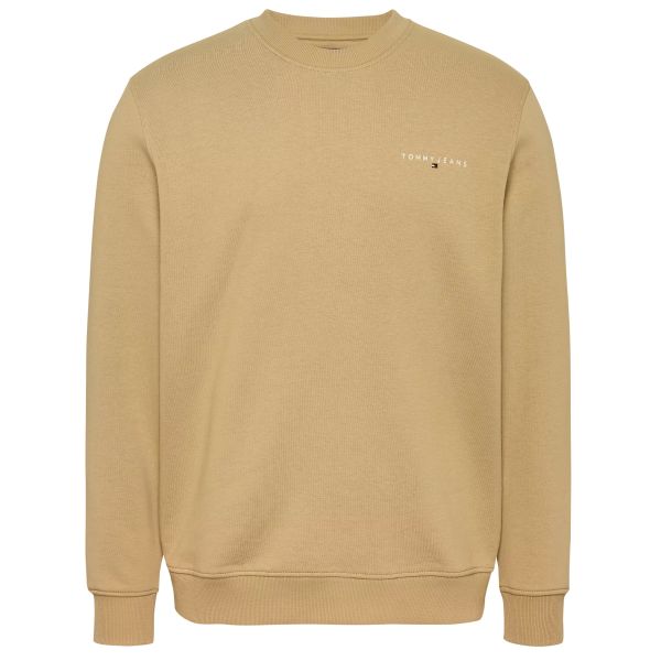 Tommy Jeans Regular Linear Sweater Beige