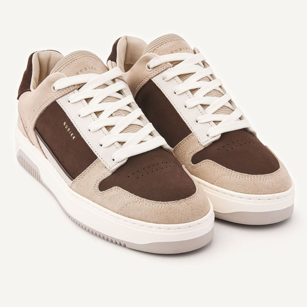 Nubikk Basket Courtside Sneaker Bruin/Beige