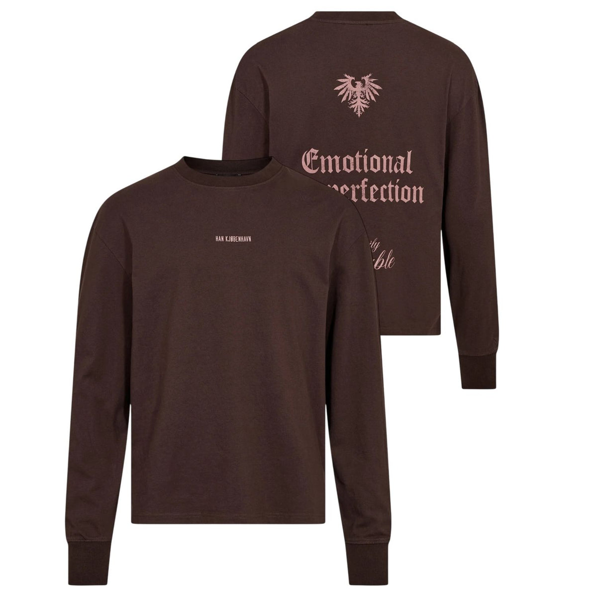 Han Kjøbenhavn Graphic Longsleeve T-shirt Bruin