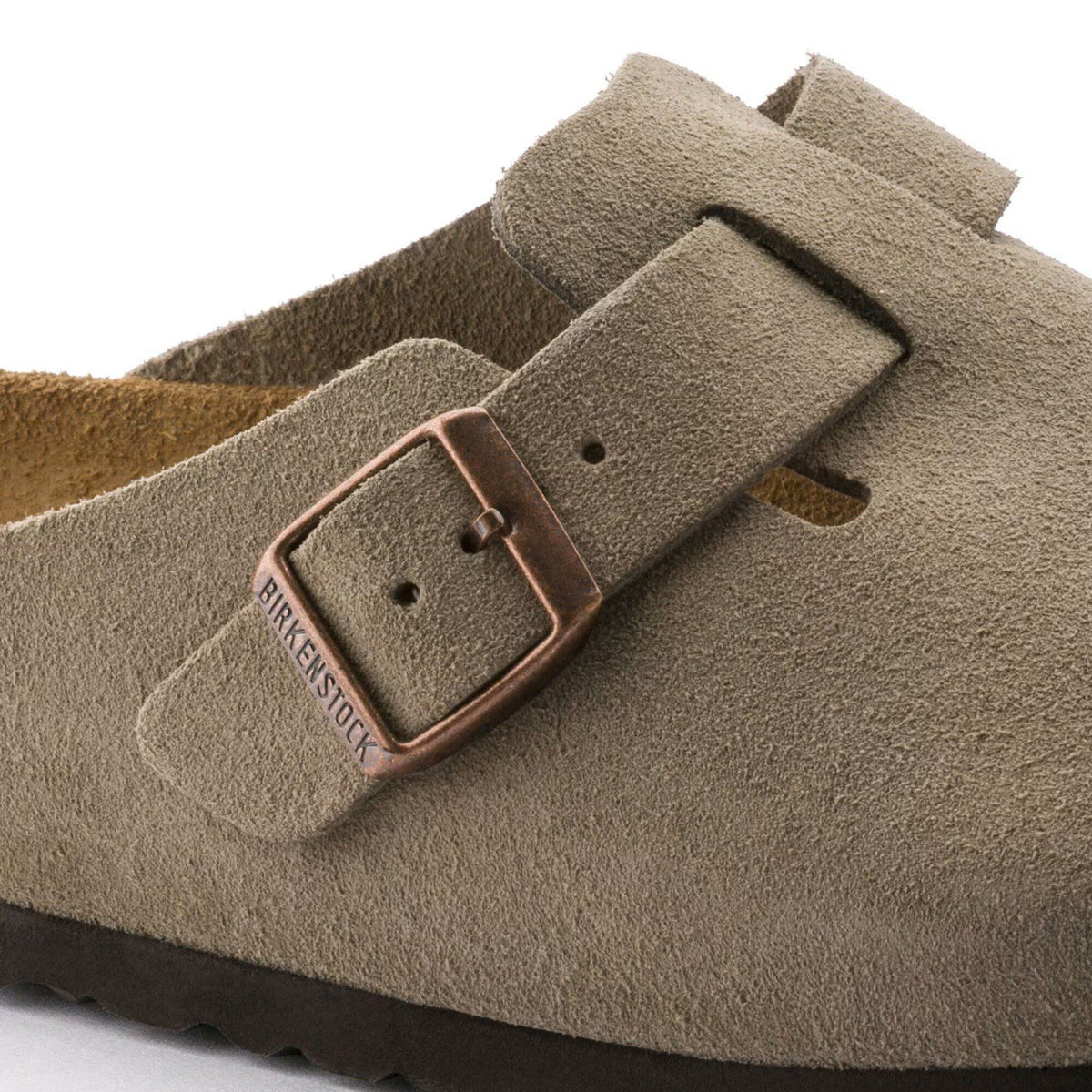 Birkenstock Boston Soft Pantoffel Beige