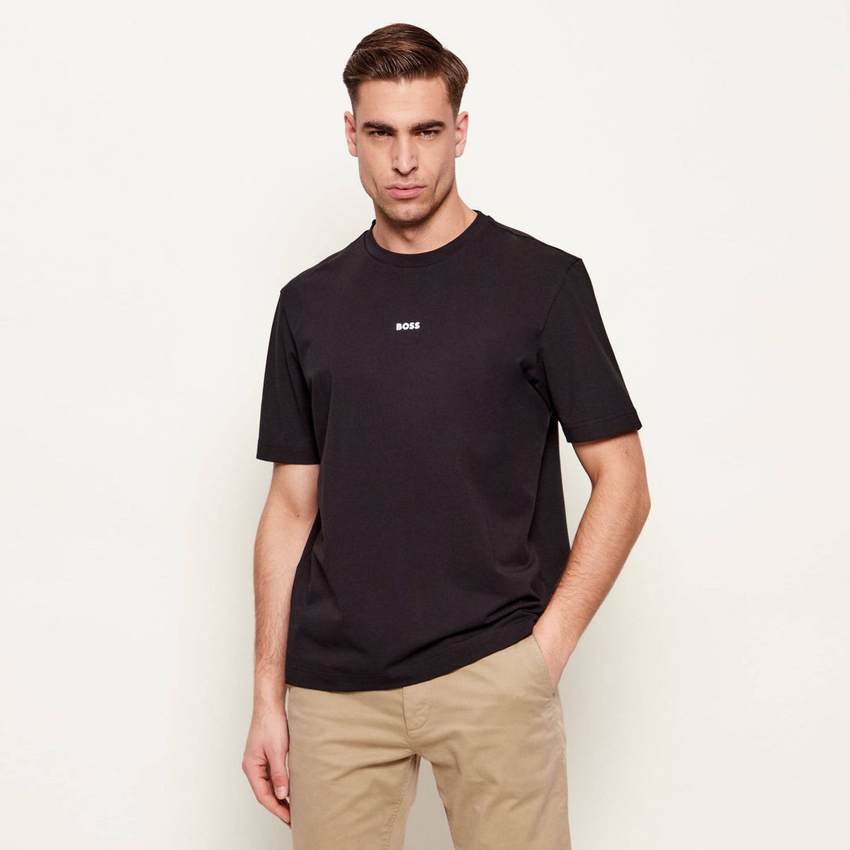 Boss Tchup T-shirt Zwart