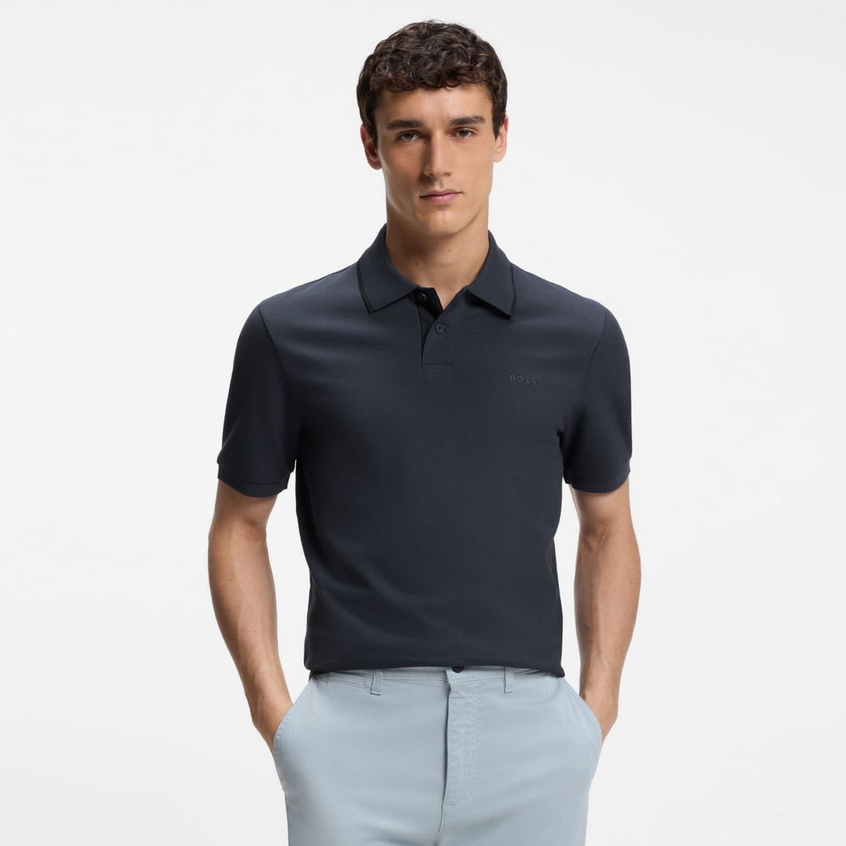 Boss Phoenix Polo Donker Blauw