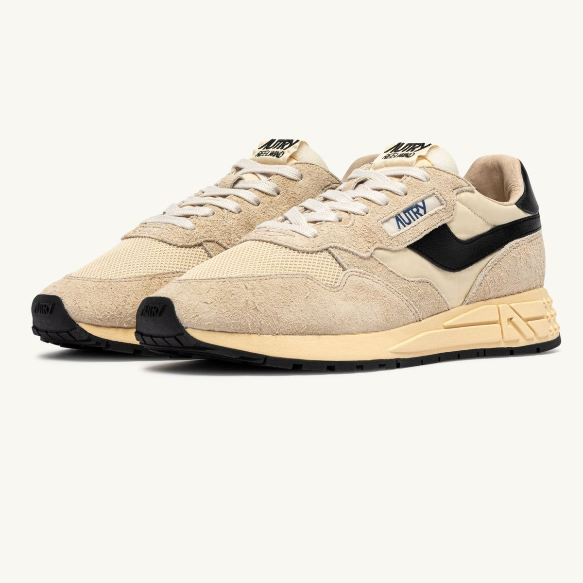 Autry Reelwind Low Sneaker Beige/Zwart