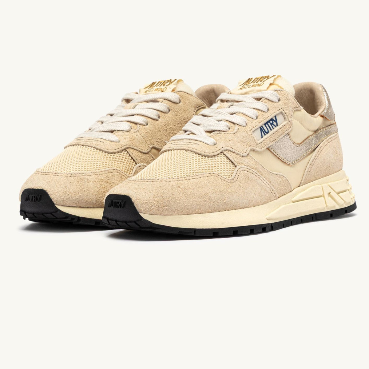Autry Reelwind Low Sneaker Beige/Zilver