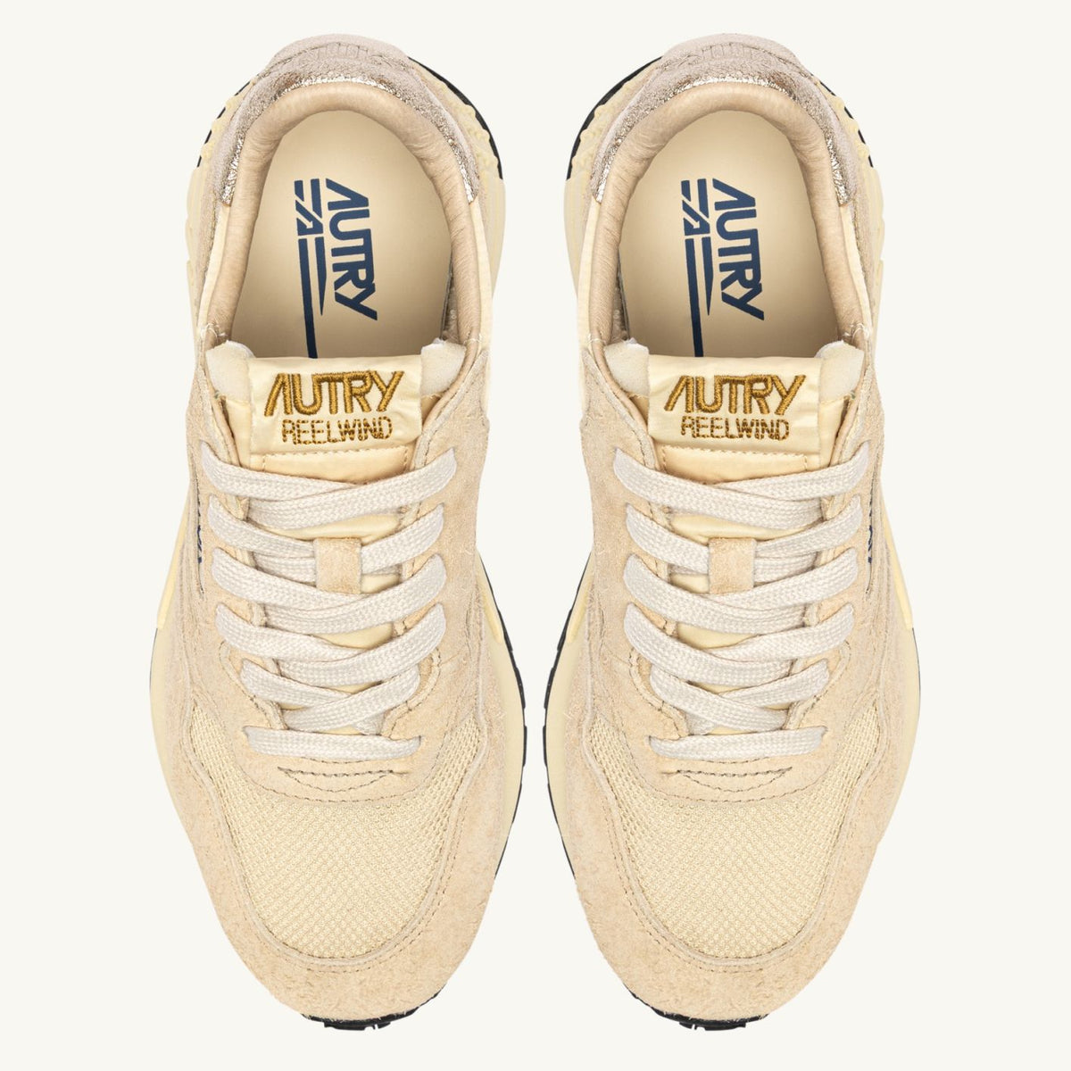 Autry Reelwind Low Sneaker Beige/Zilver