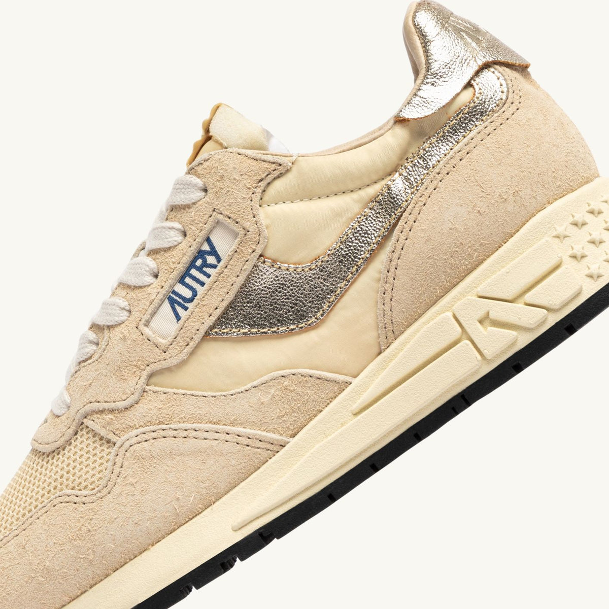 Autry Reelwind Low Sneaker Beige/Zilver
