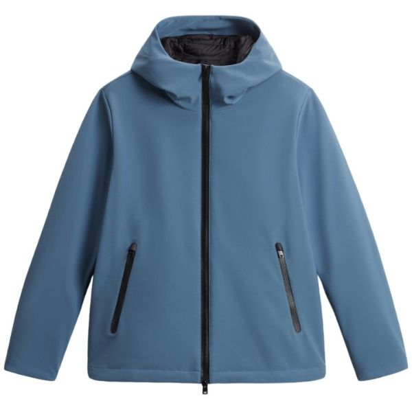 Woolrich Pacific Soft Shell Jack Blauw