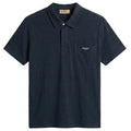 Woolrich Slub Logo Polo Navy