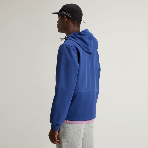 Woolrich Soft Shell Jack Blauw
