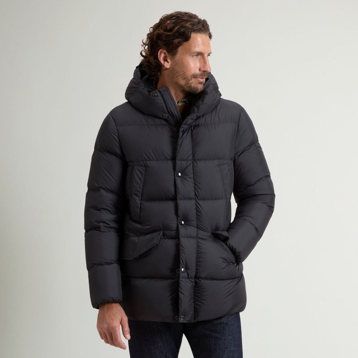 Woolrich Cloud Davis Parka Sort