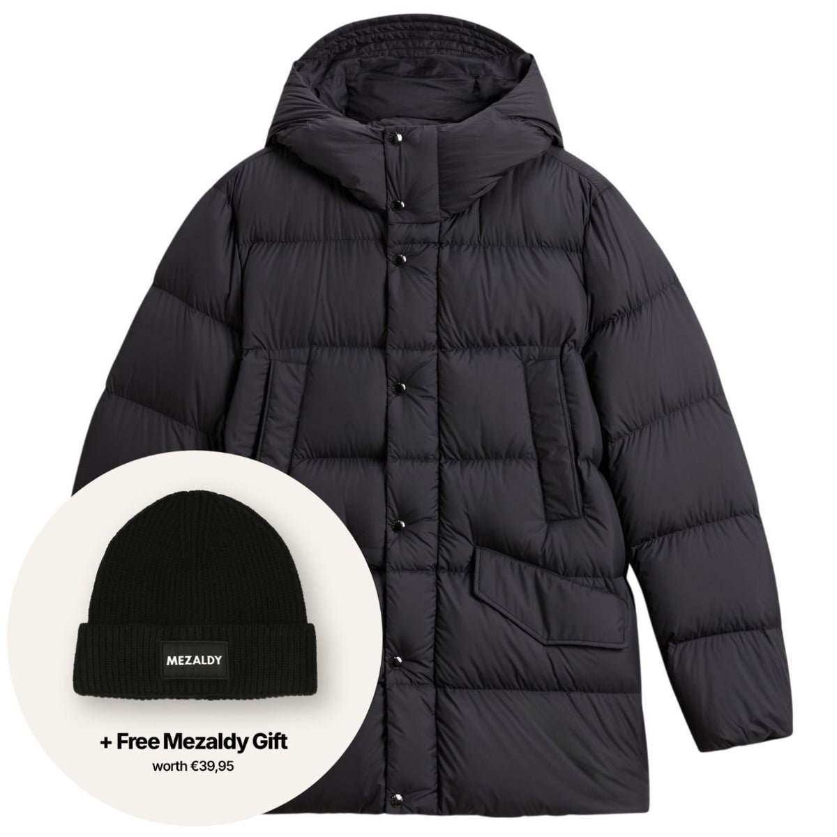 Woolrich Cloud Davis Parka Sort
