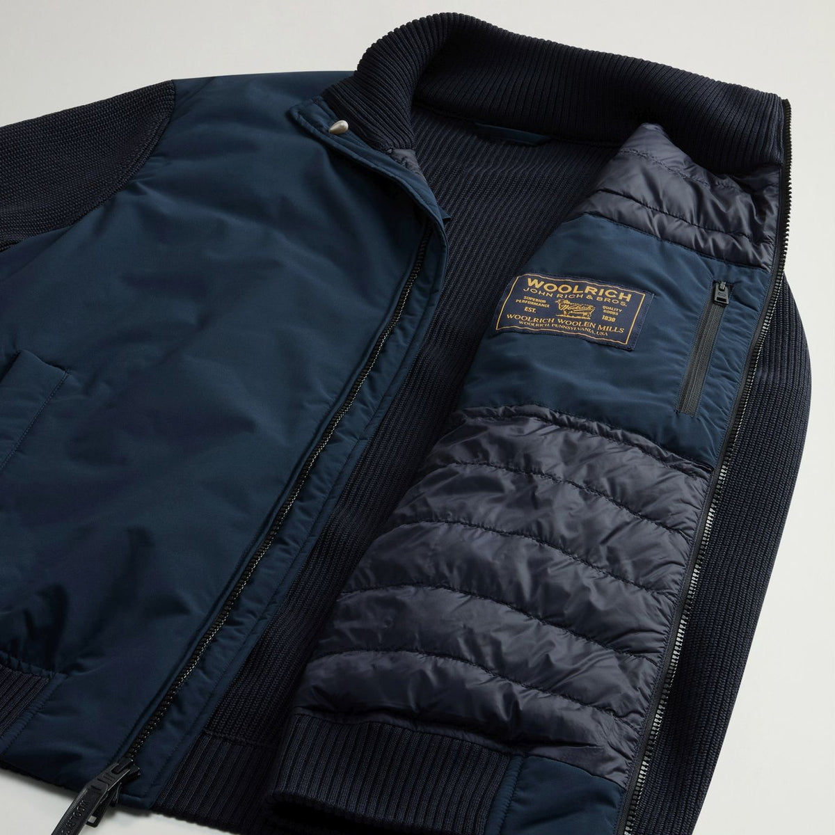 Woolrich Cloud Hybrid Jakke Navy