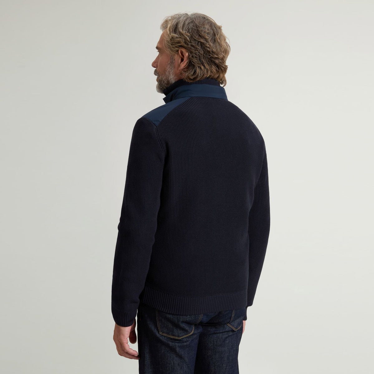 Woolrich Cloud Hybrid Jakke Navy