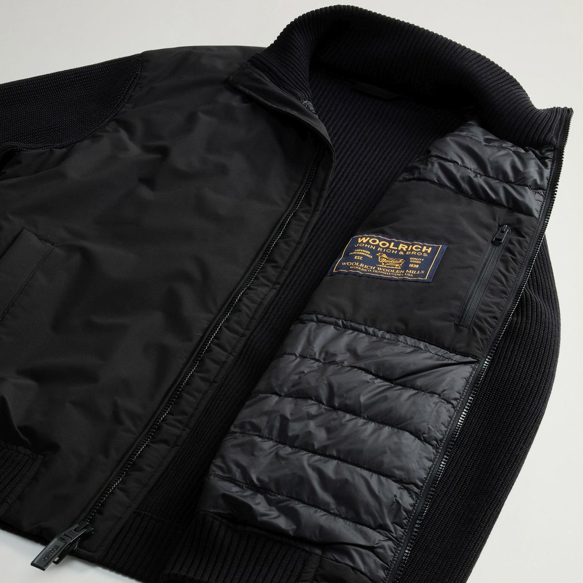 Woolrich Cloud Hybrid Jakke Sort