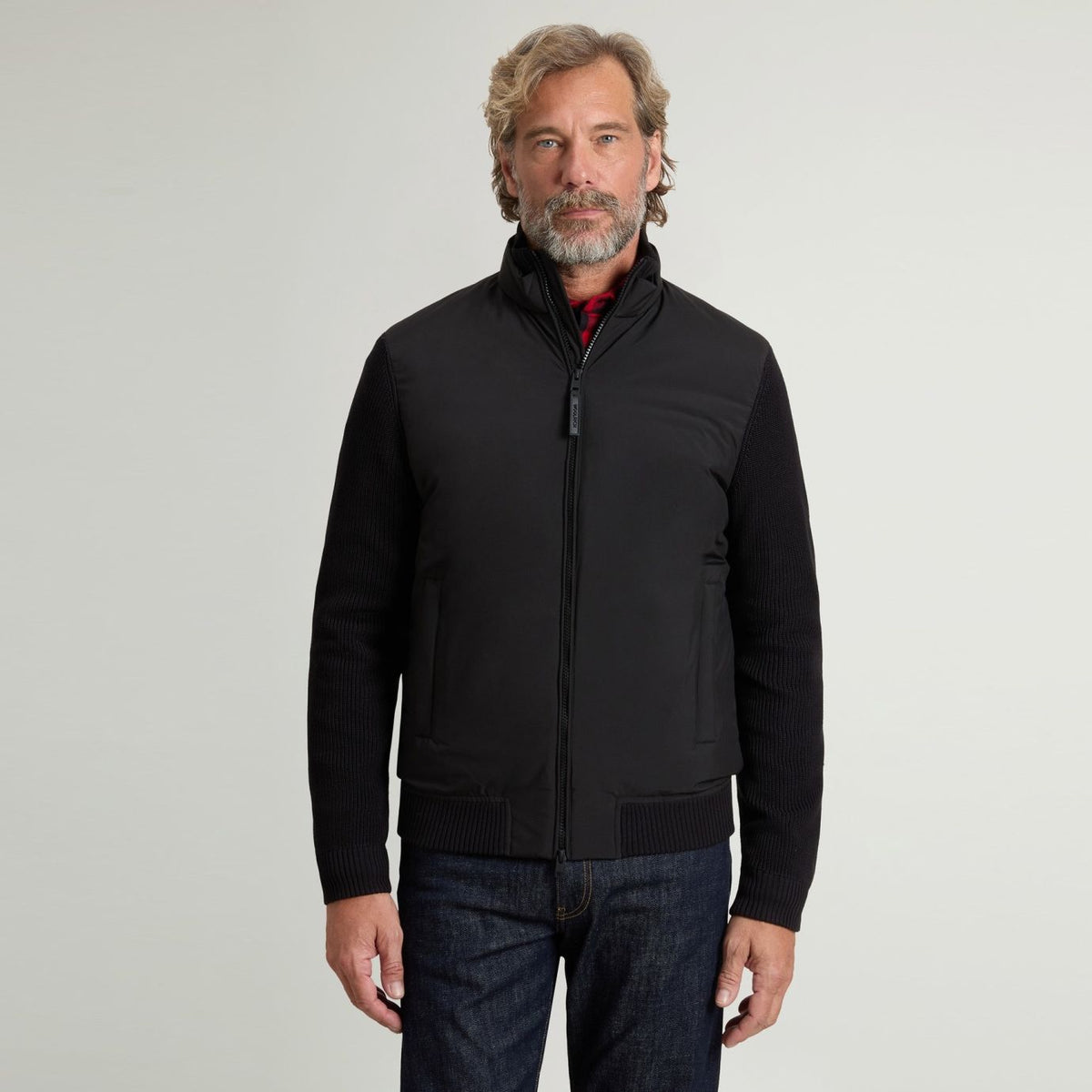 Woolrich Cloud Hybrid Jakke Sort