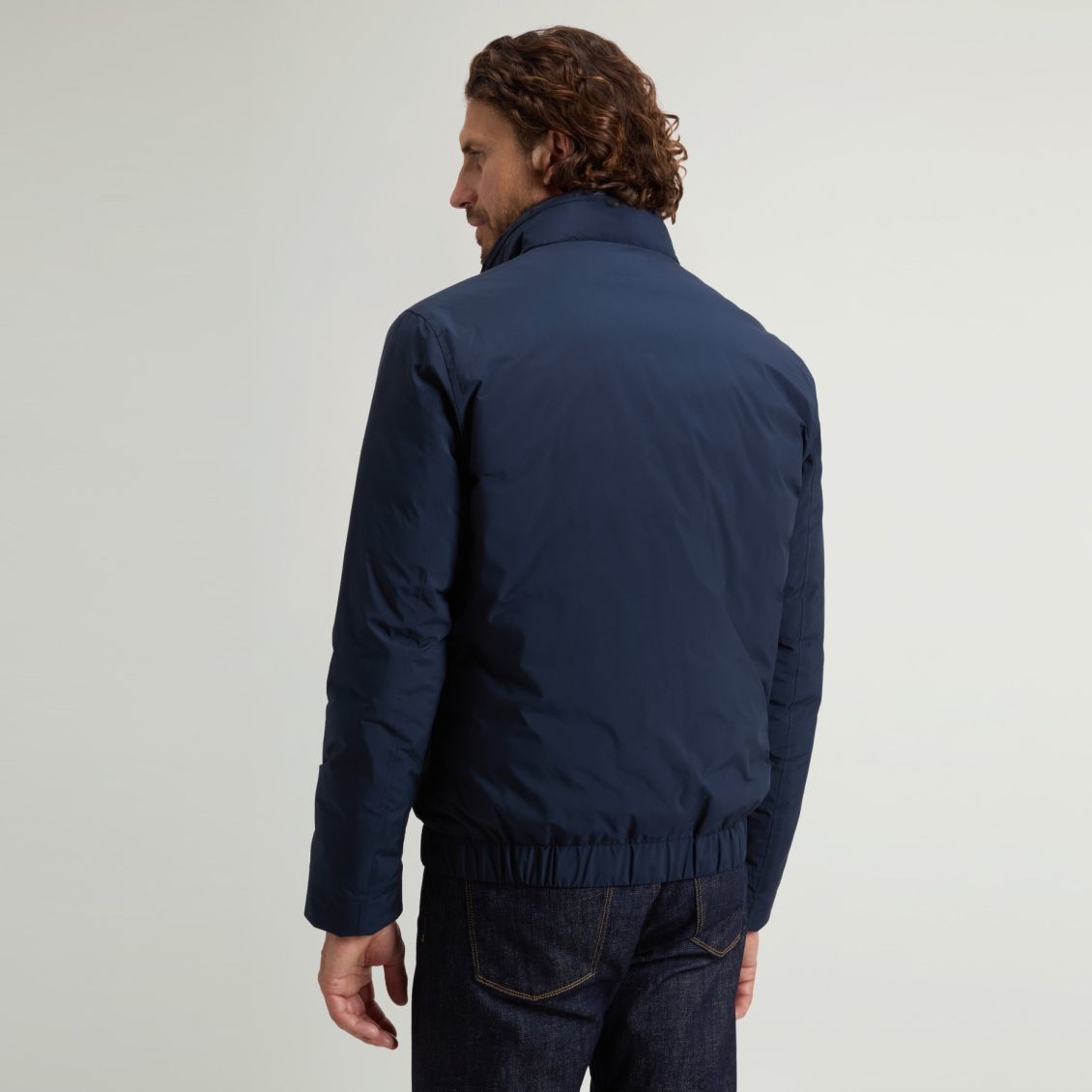 Woolrich Cloud Lewis Bomberjakke Navy