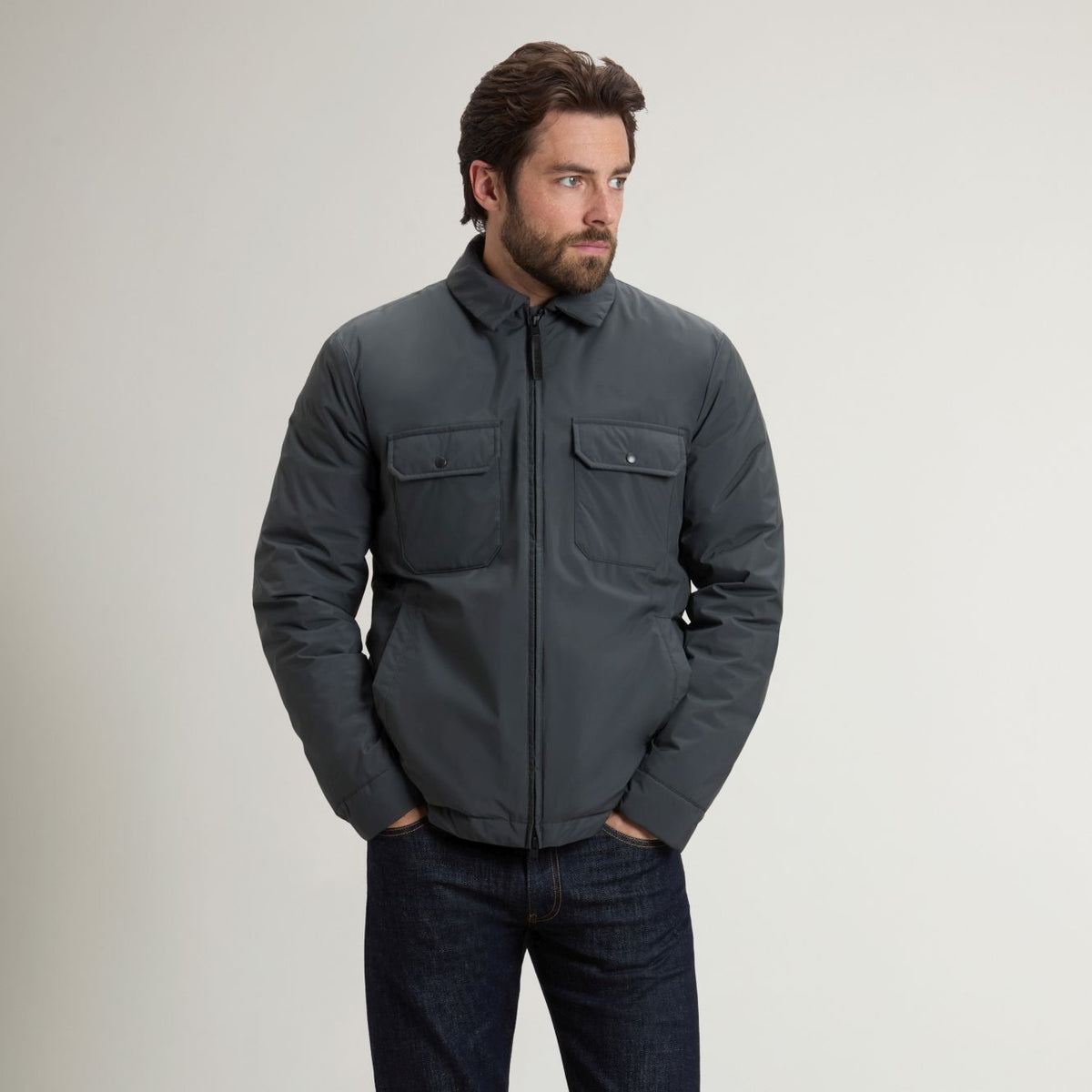 Woolrich Cloud Overshirt Antracit
