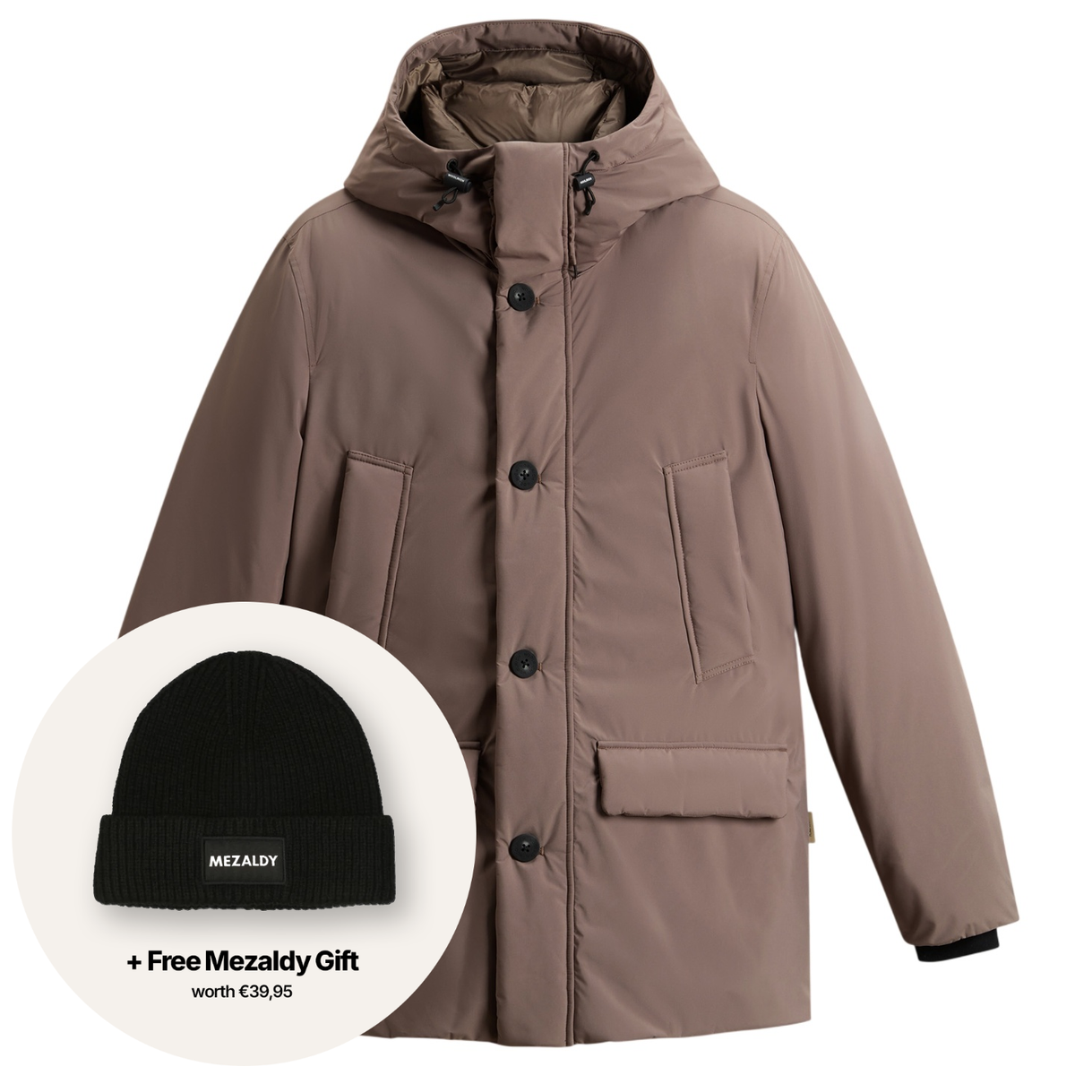 Woolrich Cloud Parka Brun