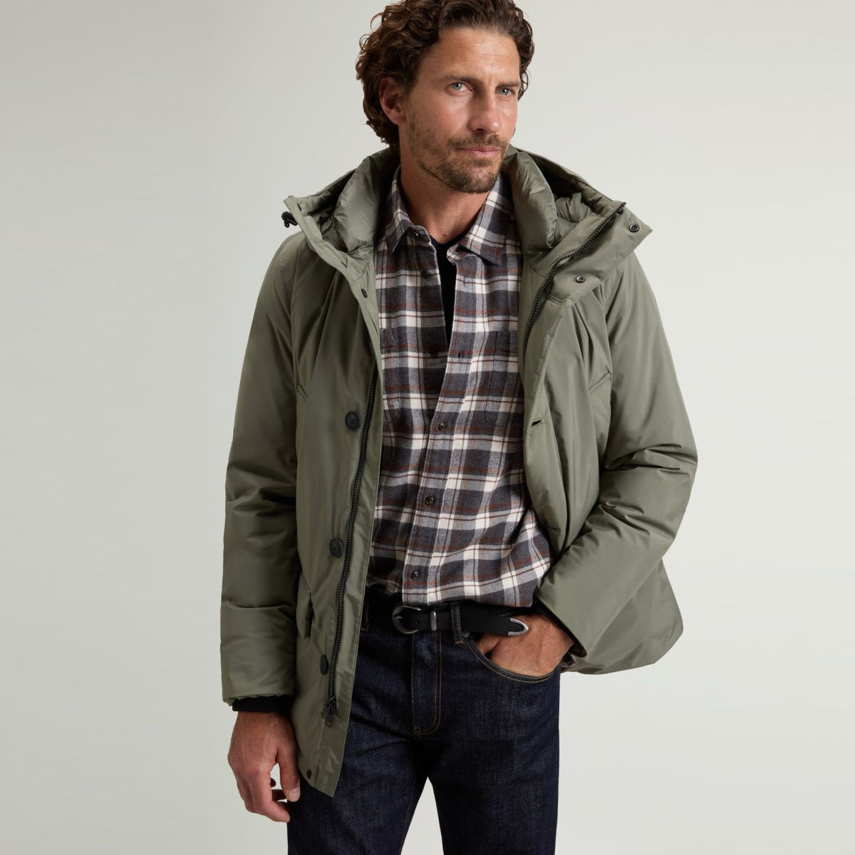 Woolrich Cloud Parka Mørkegrøn