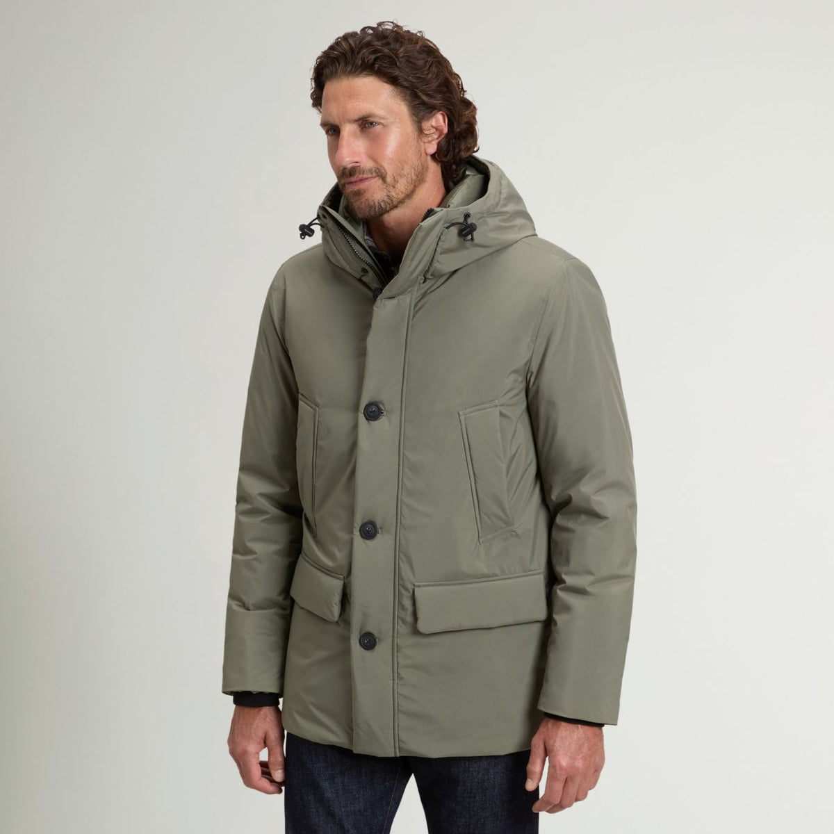 Woolrich Cloud Parka Mørkegrøn