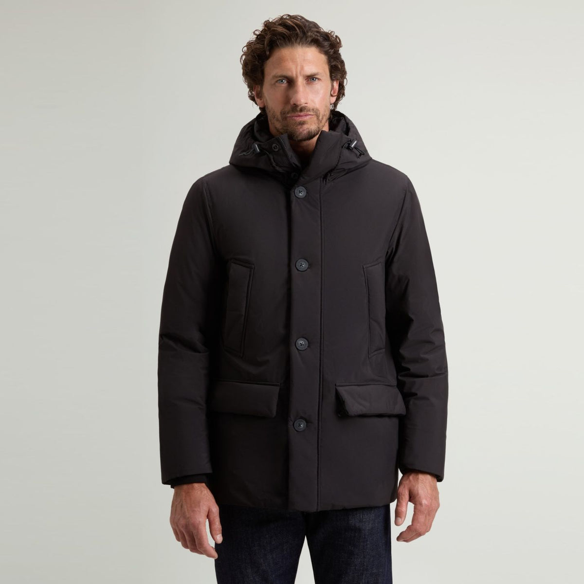 Woolrich Cloud Parka Sort