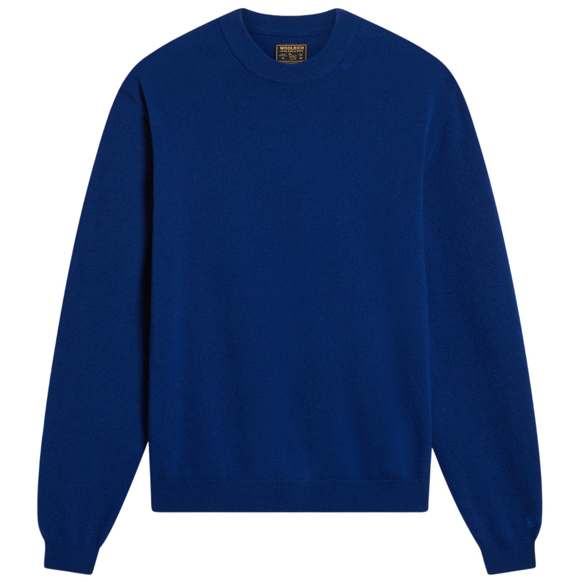 Woolrich lammeuldssweater blå