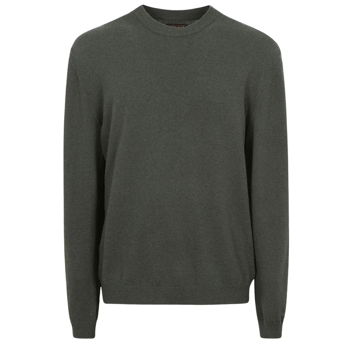 Woolrich lammeuldssweater mørkegrøn