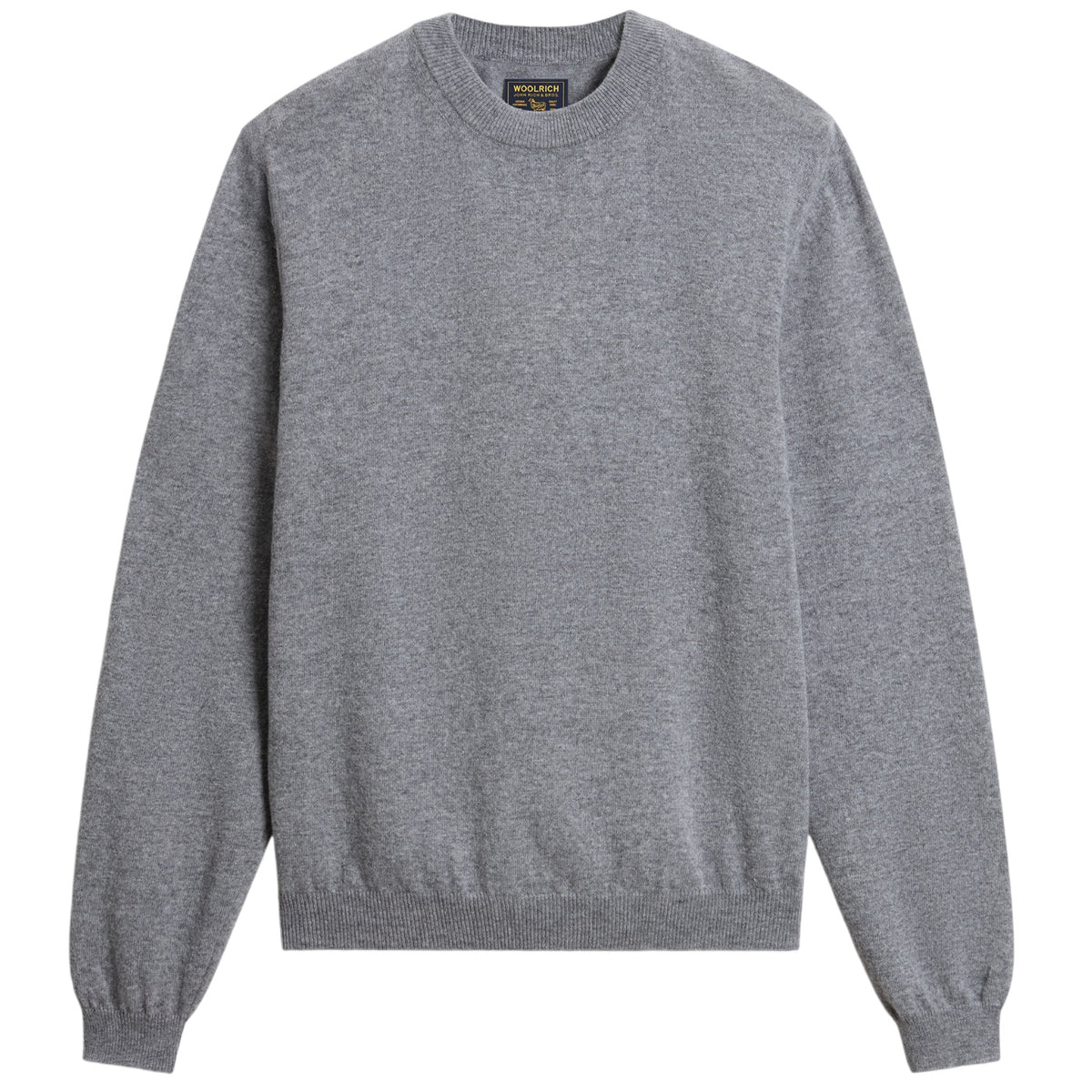 Woolrich lammeuldssweater grå