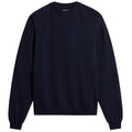 Woolrich lammeuldssweater marineblå