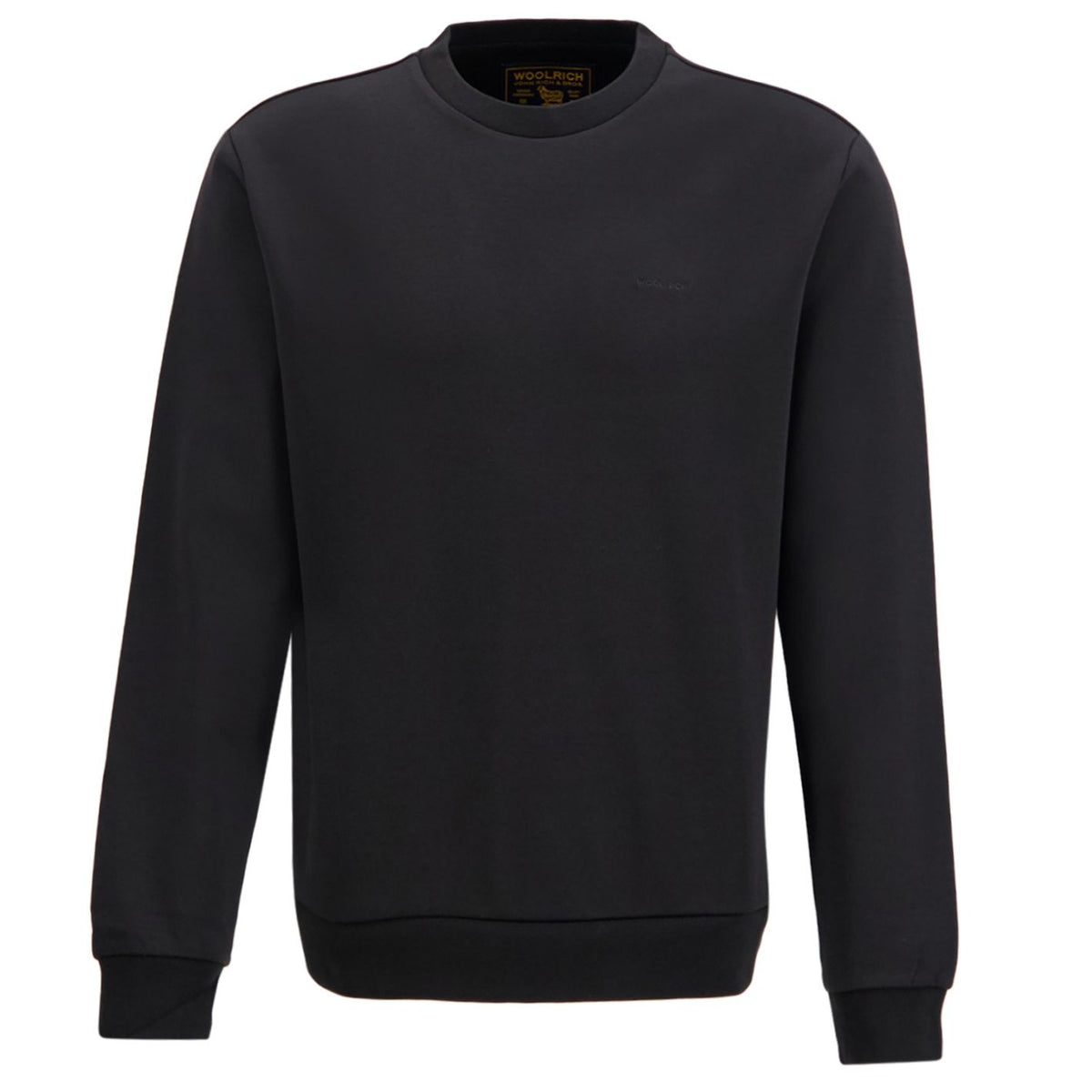 Woolrich Logo Interlock Sweatshirt Sort