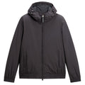 Woolrich Micro Ripstop hættejakke antracit