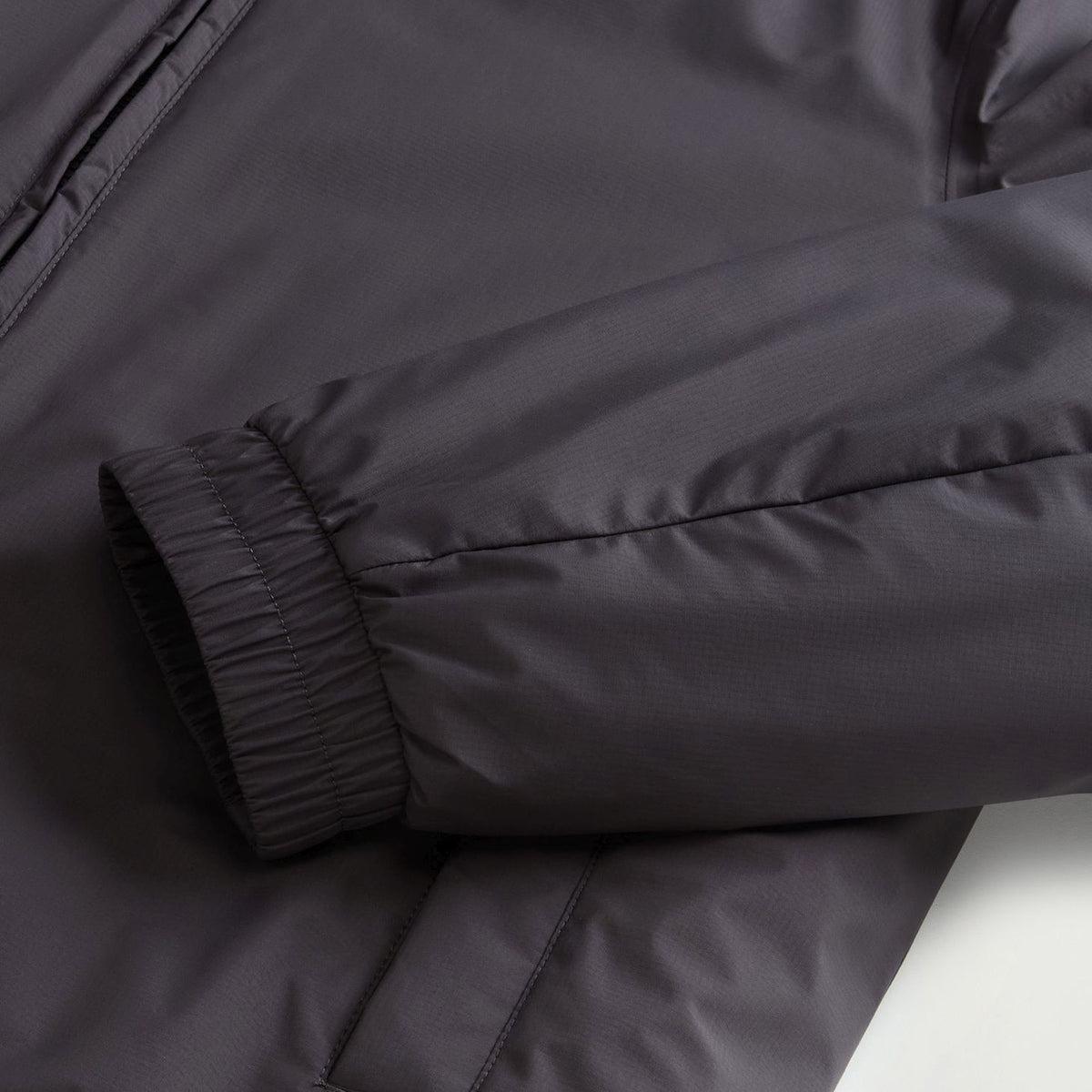 Woolrich Micro Ripstop hættejakke antracit