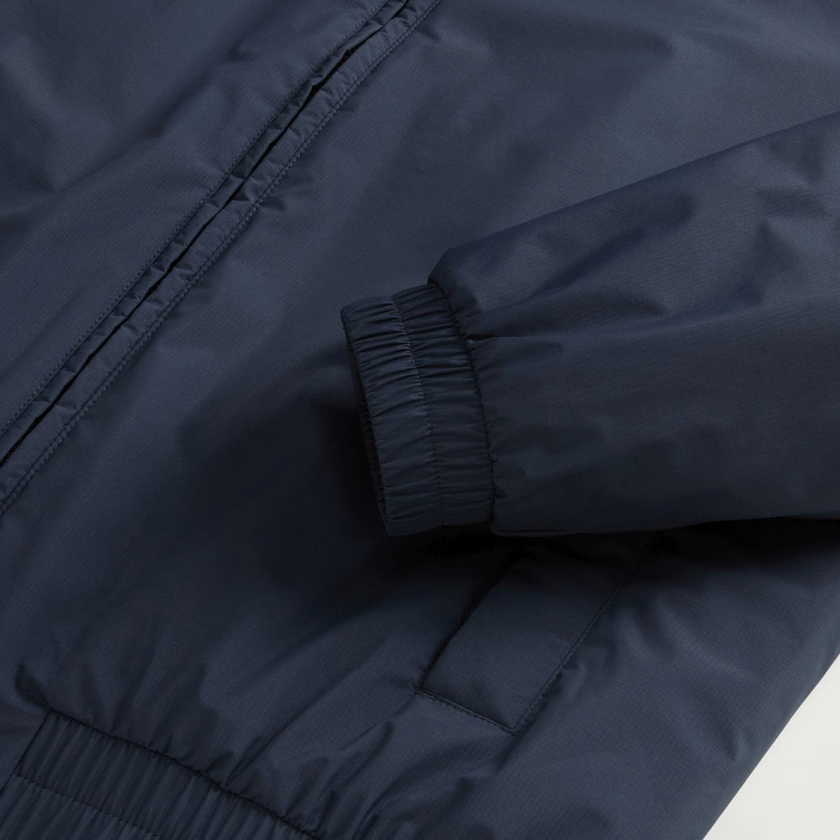 Woolrich Micro Ripstop hættejakke navy