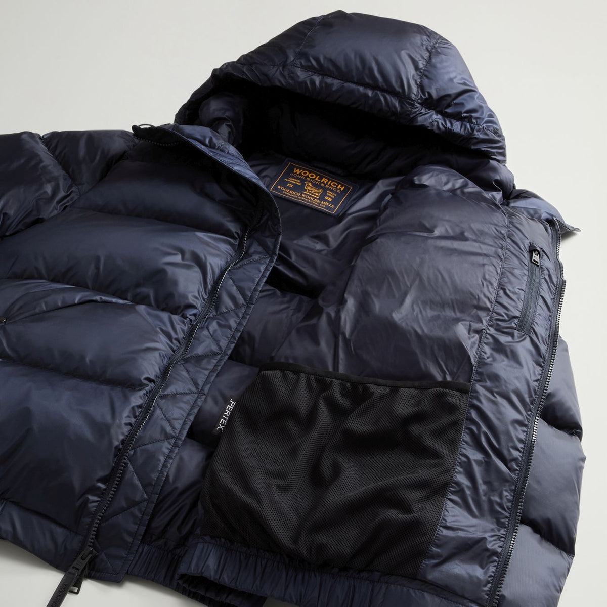 Woolrich Pertex Puffer Marineblå
