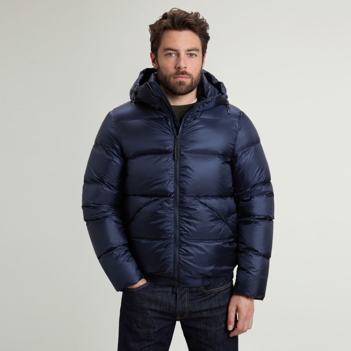 Woolrich Pertex Puffer Marineblå