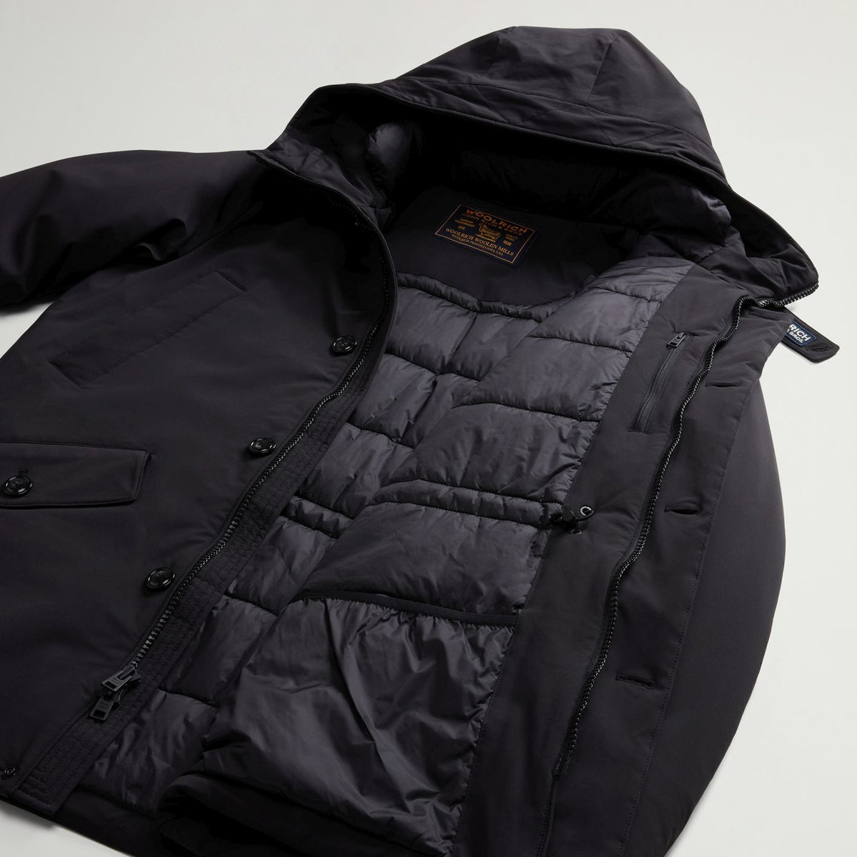 Woolrich Stretch Arctic Parka Sort