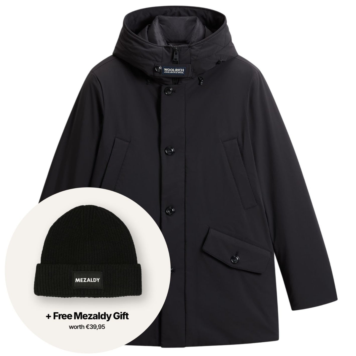 Woolrich Stretch Arctic Parka Sort