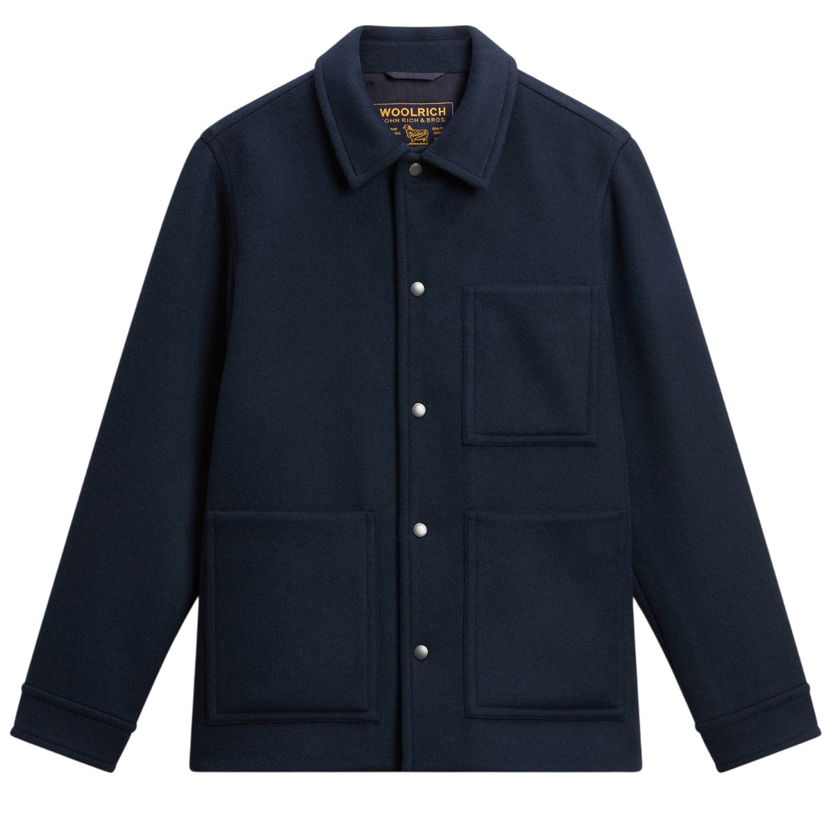 Woolrich Double Wool Chore Coat Navy