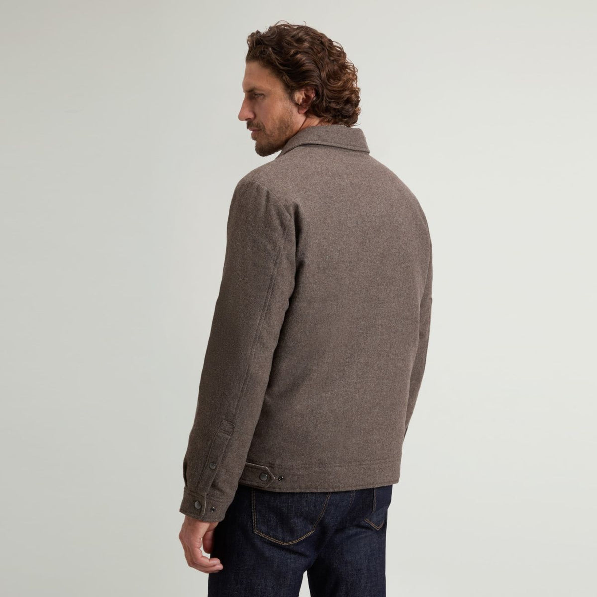 Woolrich Wool Keating Overshirt Brun