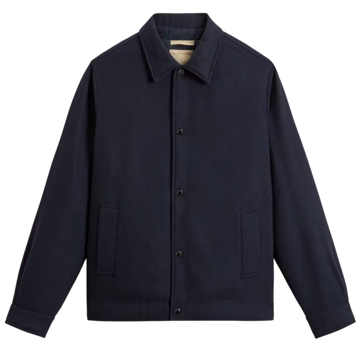 Woolrich Wool Keating Overshirt Navy