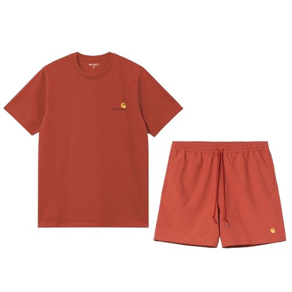 Carhartt WIP Chase sommersæt rød